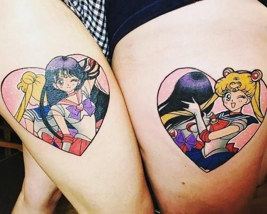 170 luovaa sisaruksen tatuointiideaa ja inspiraatiota merimies moon manga