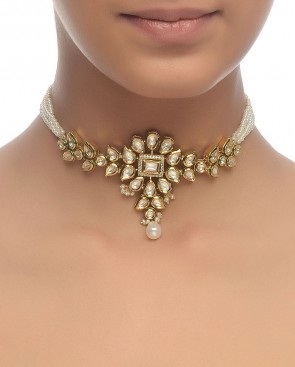 Pearl kundan Choker