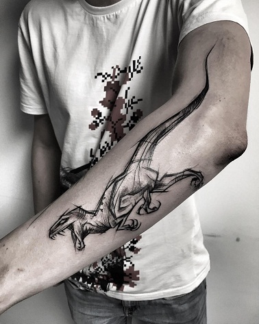Kar különleges tetoválási vázlata