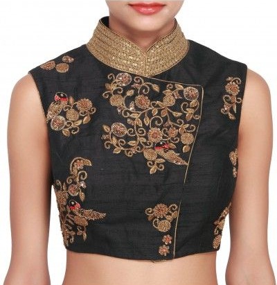 Bluse i krave -stil krave