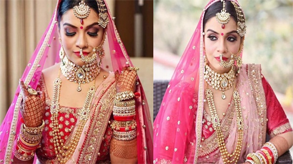 Rajasthani brude makeup