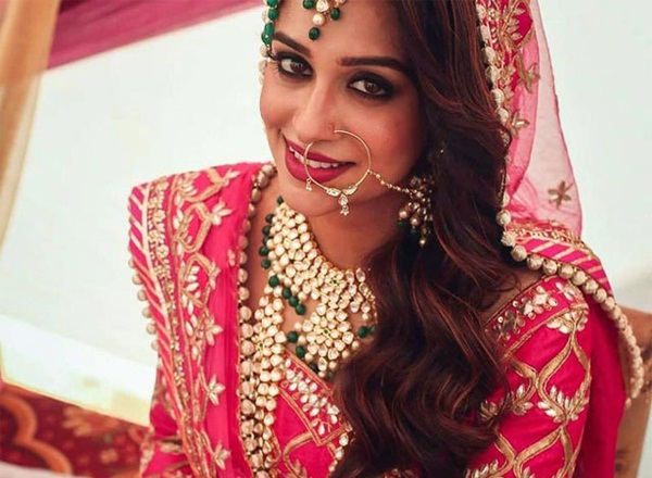 Sydindisk muslimsk brude makeup