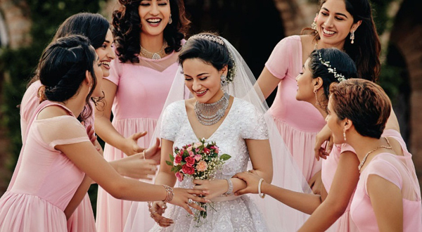 Észak -indiai keresztény menyasszonyi smink