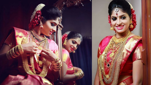 Kerala brude makeup