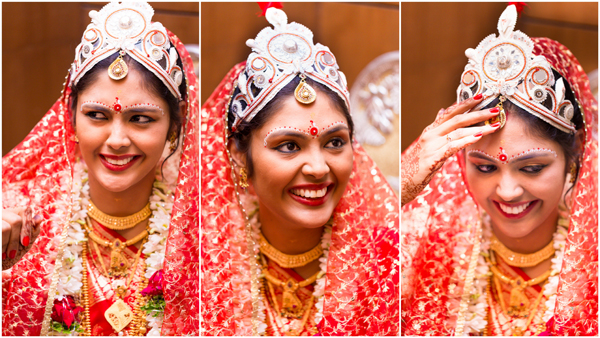 Odisha menyasszonyi smink