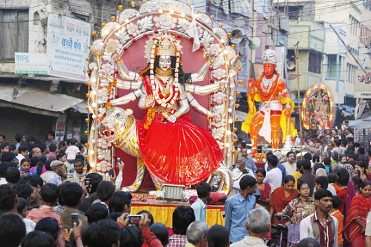 Dussehra-festivaler i Indien