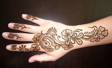 Gujarati Mehandi Design For Hands