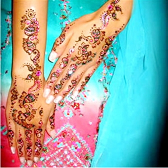 Glitter Mehndi Design 2017