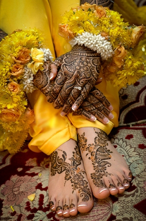 Egyszerű menyasszonyi Mehndi Design
