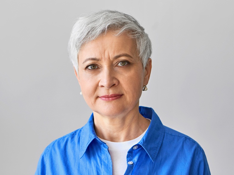 Pixie hajvágás kerek arcra