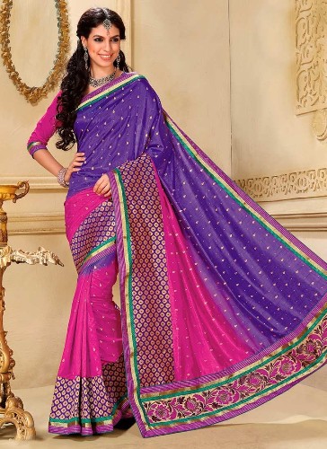 Az ibolya és a rózsaszín Saree