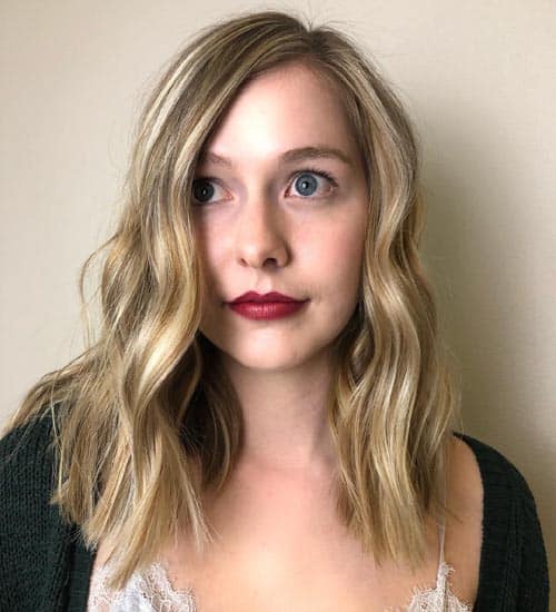 Den Textured Lob Haircut