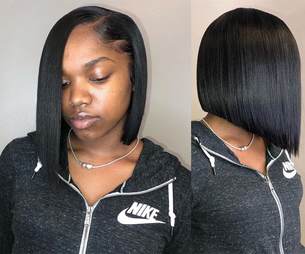 Blunt Lob Haircut