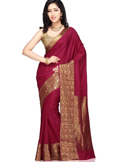 Menyasszonyi Mysore Silk Saree