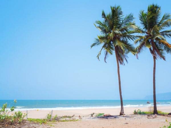 Agonda strand Goa -ban Nászútra