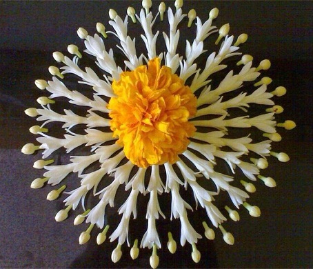 Velkommen Flower Rangoli Design