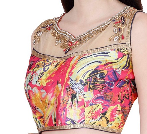 Digital trykt bluse
