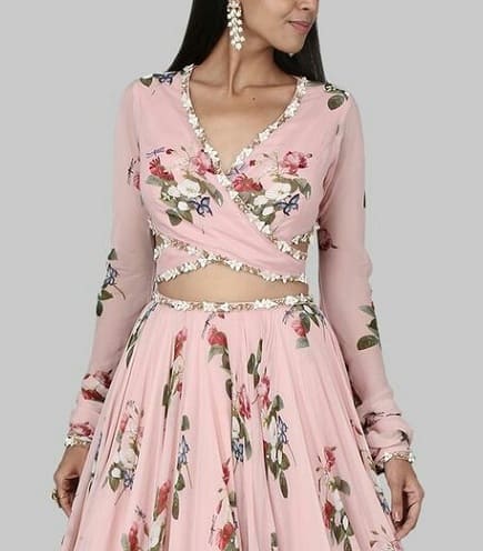 Blomstertryk med blomsterprint