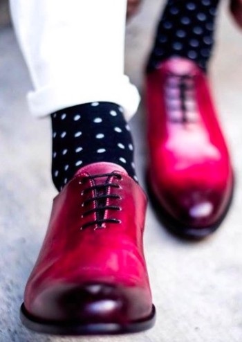 blodrøde kvinder sko