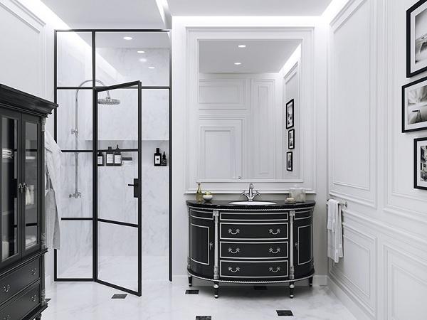 luxus fürdőszobai szekrénytervek