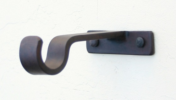 Jern gardin stang beslag