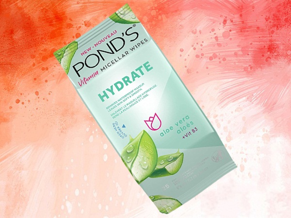 Pond's Vitamin Micellar Wipes til tør hud