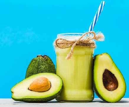Avocado Frugtsaft til sundt hår