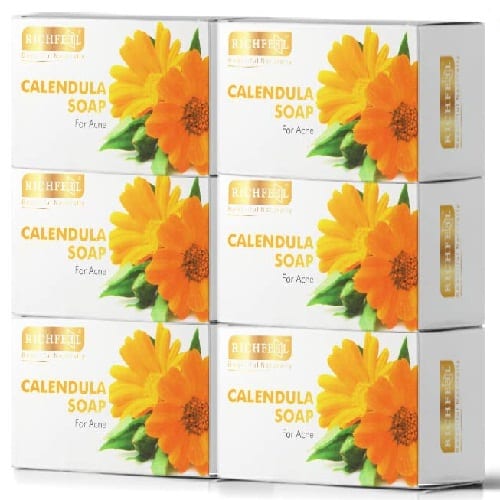 Rich Feel Anti Acne Soap med Calendula -ekstrakter