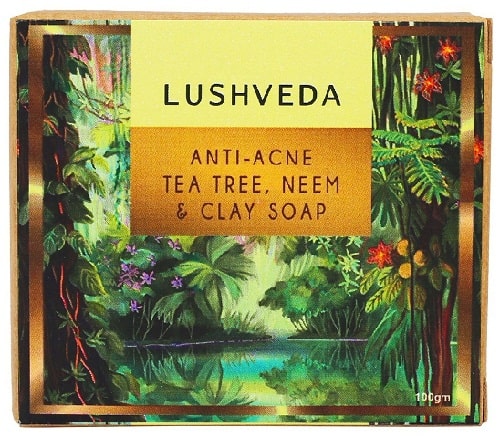 Lush Veda Anti Acne Tea Tree, Neem and Clay Soap