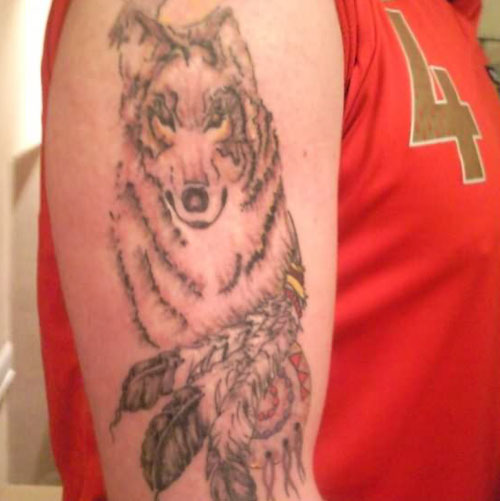 Arm Wolf Tattoo Designs
