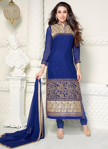 Party Wear Churidar Salwar Kameez