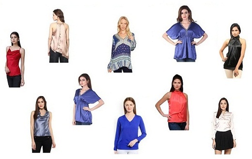 Satin top designs