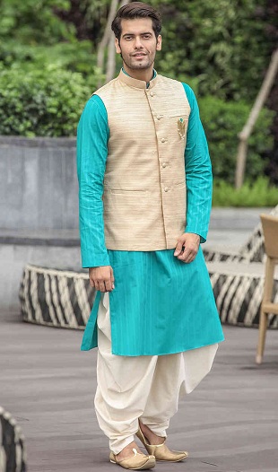 Manyavar Dhoti Kurta férfi esküvőre