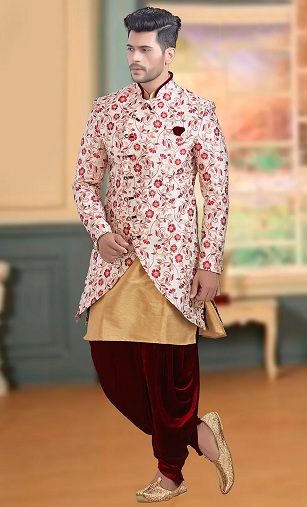 Brocade Jodhpuri Dhoti Kurta