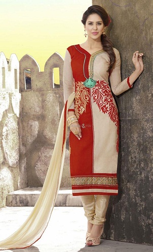 Pakistanske Churdiar Salwar Kameez