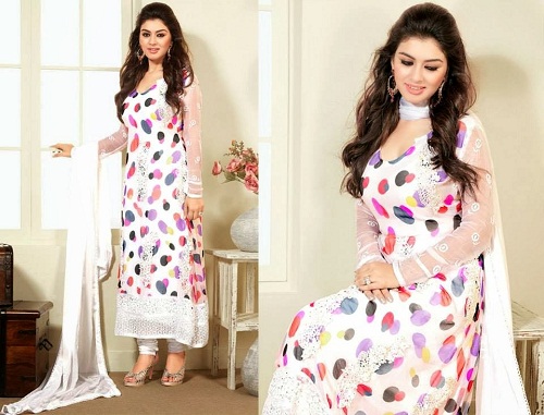 Lang pakistansk Salwar Kameez