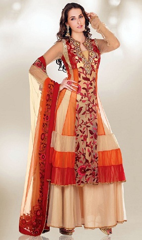 Pakistanske Palazzo Salwar Kameez