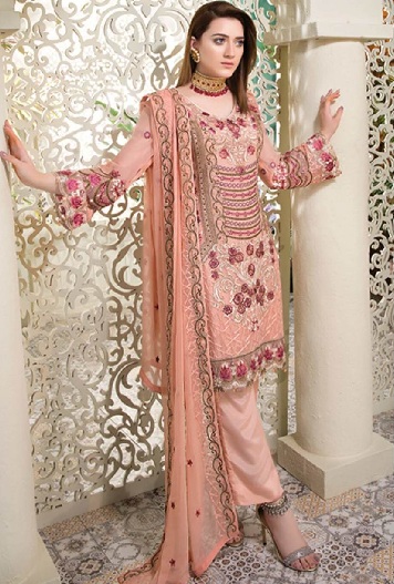 Chiffon Salwar Kameez pakistansk