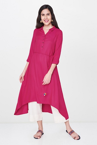 Rayon Kurti A Line Top