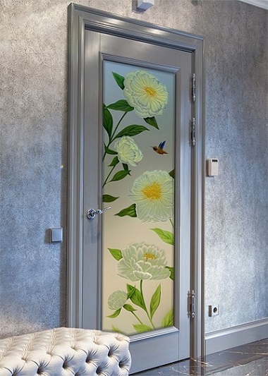 3d glasdør design