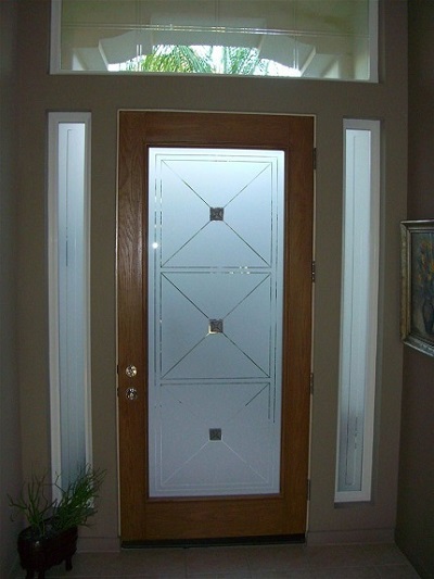 Design af hoveddørglas