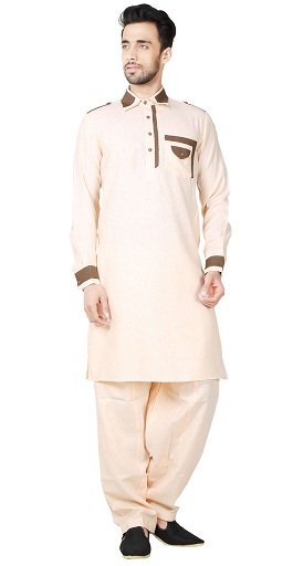 Bomuld Pathani Kurta Pyjama