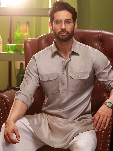 Party Wear Pathani Kurta Pyjama