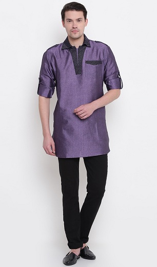 Linned Pathani Kurta pyjama til bryllup