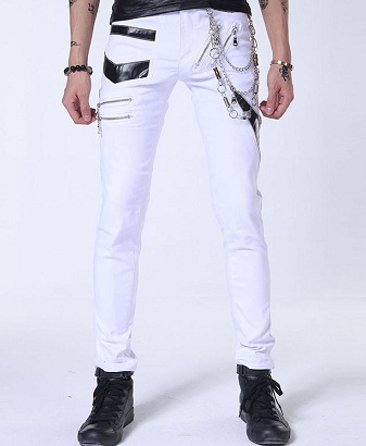 Hvide jeans med charme
