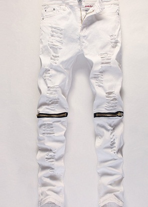White Jeans Cum Shorts