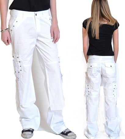 Cargo hvide jeans
