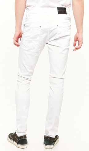 Mænds hvidrevne jeans