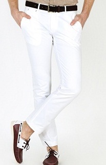 Simple White Jeans Bukser