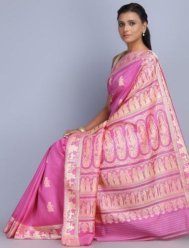 Menet Baluchari Saree